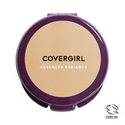 COVERGIRL Advanced Radiance Age-Defying Pressed Powder, 120 Natural Beige, 0.44 oz, Pressed Powder, Face Powder, Full Coverage Powder, Finishing Powder, Covers Fine Lines and Wrinkles