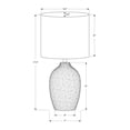 thumbnail image 3 of Lighting - Table Lamp - 18"h - Beige Ceramic - Beige Shade - Contemporary, 3 of 3