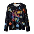 thumbnail image 4 of BOOMNY Unisex Boys Girls Tshirts Long Sleeve T Shirts for Boys Dinosaur Graphic Breathable Loose Fit Cozy Childrens Dailywear, 4 of 6