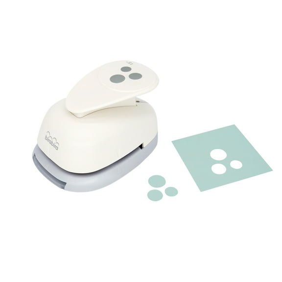 Bira 10mm, 12mm, 14mm, 3 Circles Lever Action Craft Punch, Confetti Punch, for Paper Crafting Scrapbooking Cards Arts