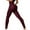 Brown, variant on Women Solid Color Slim Waist Tummy Control Tight Pants Fitness Biking Pilates Seamless Yoga Long Pants Brown,L