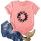 thumbnail image 2 of Blusa de manga corta con cuello redondo y estampado de tallas grandes para mujer OAVQHLG3B Store  lin121212, 2 of 4