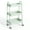 Green/17.40 x 12.00 x 31.00 inch, variant on Alvantor 3 Tier Small Rolling Cart, Metal Utility Storage Organizer Kitchen Trolley Bathroom Laundry Room Bar Office Shelves