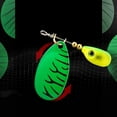thumbnail image 4 of 5-Pack Fishing Spinnerbaits, Realistic Fish-Shaped Lures With 360° Rotating Reflective Blades, Saltwater & Freshwater Fishing Baits For Bass Trout Salmon Crappie Anglers, 4 of 7