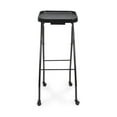 thumbnail image 2 of CALEB Fold-A-Way Salon Service Tray BLACK Rolling Service Tray for Barber Shop, Salon Furniture & Equipment, 2 of 7