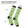 thumbnail image 4 of Sikiie Green Kiwi 1 Pairs Compression Socks for Men and Women 15-20 mmHg Running Support Socks, 4 of 7