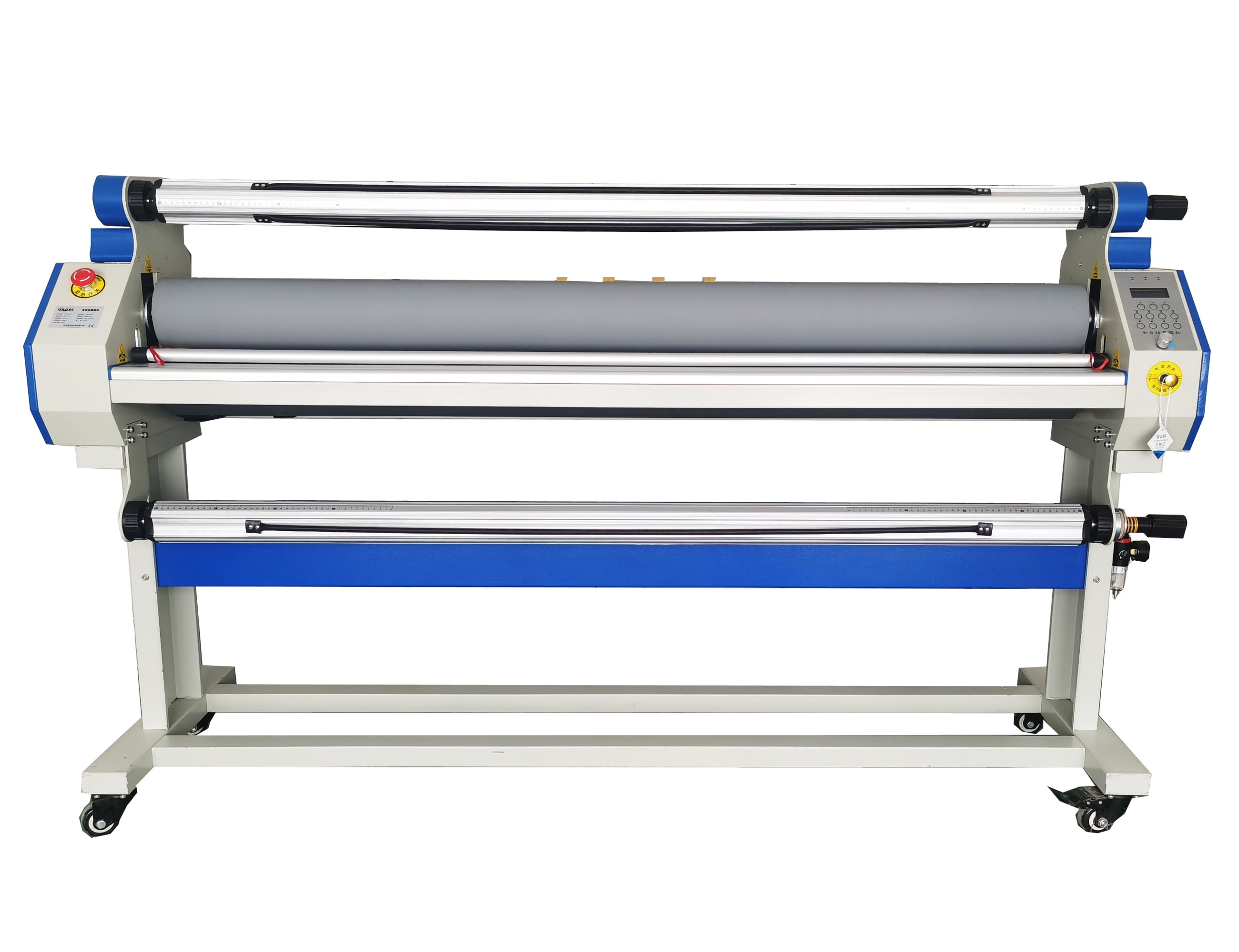 LIVIVOX Full-Auto Cold Laminator Machine with Heat Assisted and Trimmer, 67" Wide Format, Max laminating speed 40 ft/min