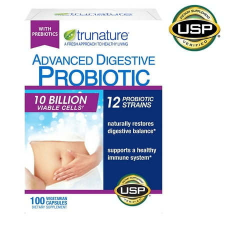 Trunature Advanced Digestive Probiotic  100 Capsules