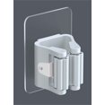 thumbnail image 1 of 1pc No Punching Mop Holder Self-adhesive Broom Hanger Storage Hook For Bathroom, White, 1 of 5