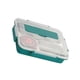 thumbnail image 2 of Toystoory Fiambrera Caja de alimentos a prueba de fugas de acero inoxidable Contenedor de almacenamiento de comidas con aislamiento térmico, Verde, L Suministros térmicos verde L Toystoory HA006687-06, 2 of 6