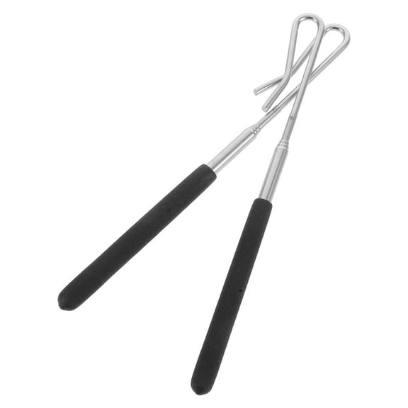 Raindrops Stainless Steel Puppet Control Rods for Hand Puppets Easy Manipulation Assorted Color 2pcs