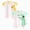A3-Green 1PCS & Light Yellow 1PCS, variant on Caqnni 6-9 Months Preemie Unisex Summer Trendy 2-Pack Rompers Short Sleeve Bodysuit Infant Cotton Outfits A2-Yellow 1PCS & Light Yellow 1PCS