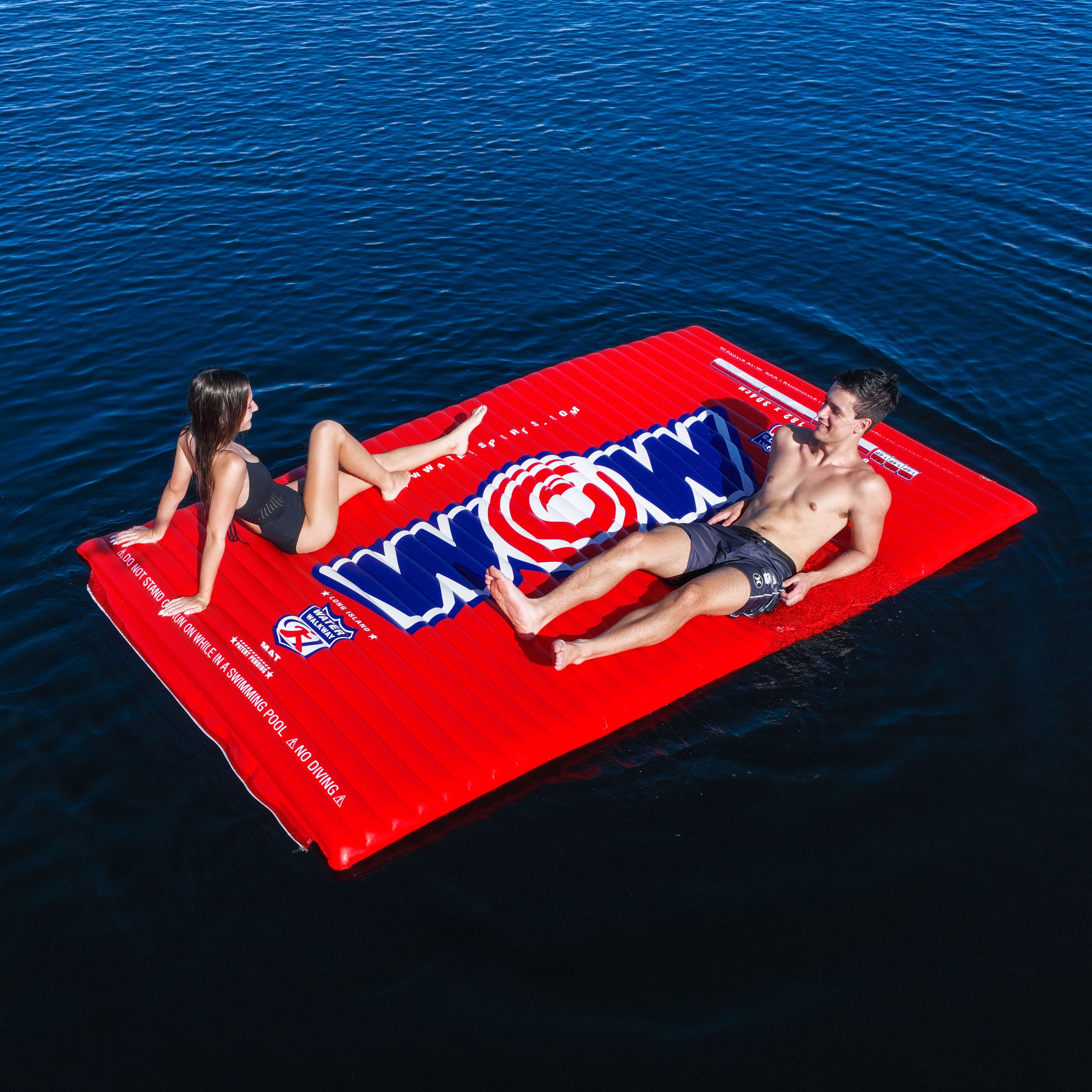 WOW SPORTS Water Walkway - Red, Lake & Pool Float