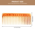 thumbnail image 2 of AURARMLET 2pcs Plastic Wide Tooth Comb Detangle Hair for Curly Styles, 2 of 6