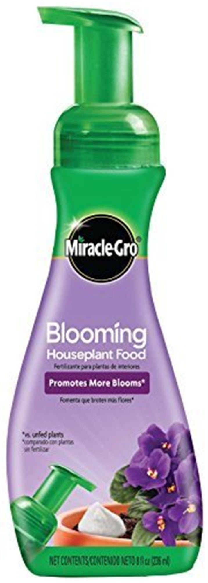 Miracle-Gro Blooming Houseplant Fertilizer, For Indoor Plants, 8 fl. oz.