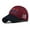 Wine, variant on Danhjin American Flag Unisex Baseball Hat for Men and Women - USA Flag Mesh Snapback Flat Visor Cap Adjustable