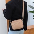 thumbnail image 4 of Bolso bandolera de nailon para mujer, impermeable, con múltiples bolsillos, pequeño, ligero, con correa ajustable, 4 of 5