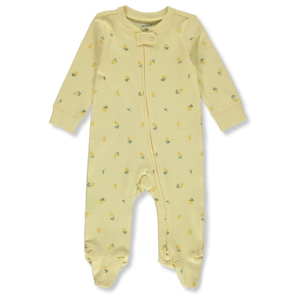 Carter's Baby Girls' Footed Bee Coveralls Color: yellow Size: newborn