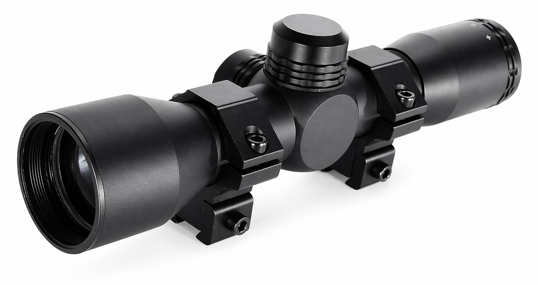 TRINITY 4x32 Compact Mil-Dot Scope for Savage Model 64 Rifle with 11mm Dovetail Mount Rings