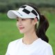 thumbnail image 3 of 2 piezas de gorra deportiva para el sol para hombres y mujeres, gorra de béisbol con parte superior hueca, gorra de golf ajustable, gorra de tenis deportiva, gorra de playa, 3 of 5