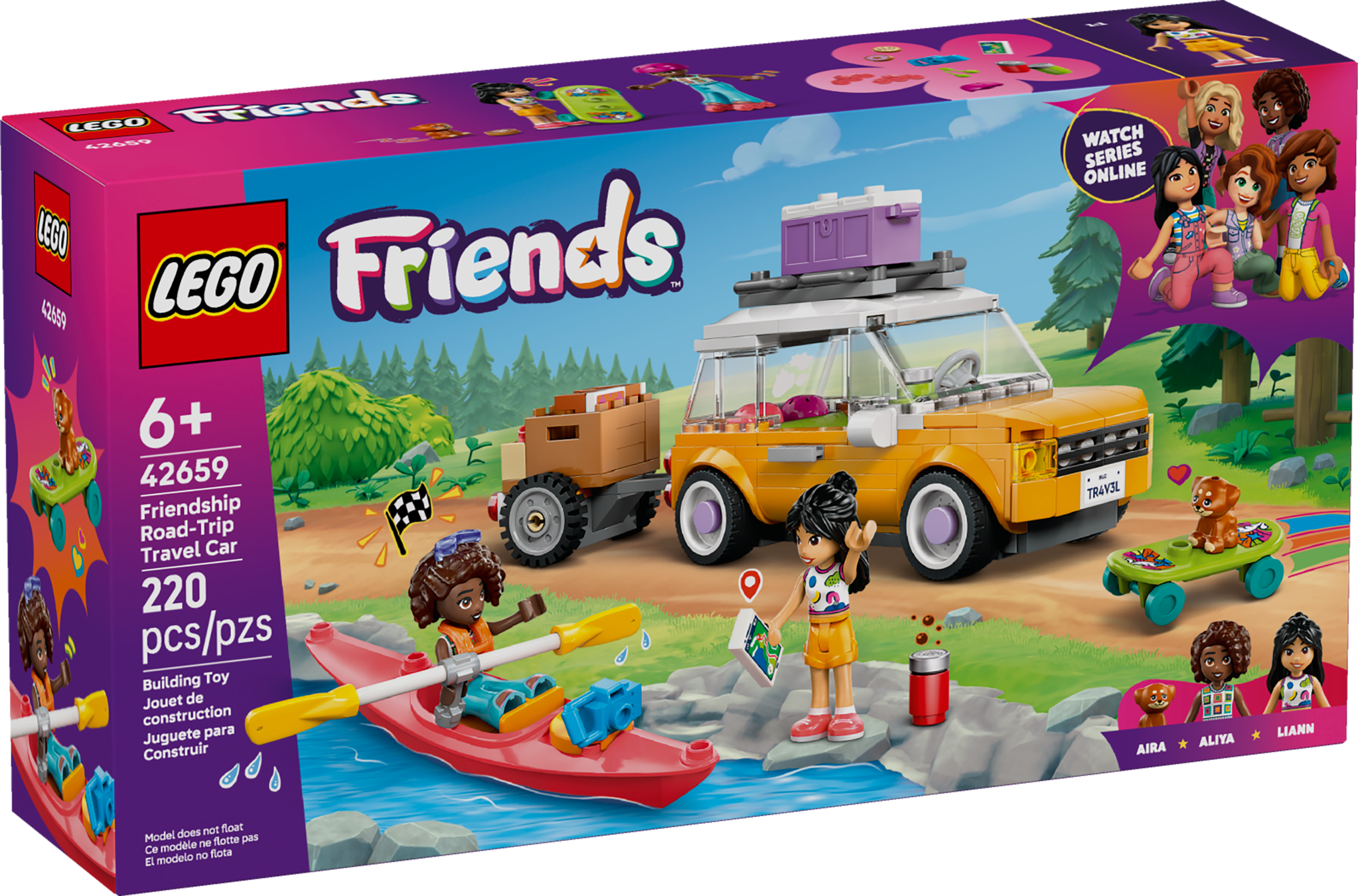 LEGO Friends La voiture de Voyage de l’Amitié, Ensemble de Construction 42659 LEGO La voiture de voya 42659