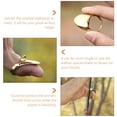 thumbnail image 4 of 1 Set of Professional Archery Ring Wear-resistant Brass Ring Convenient Finger Ring, 4 of 9