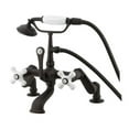 thumbnail image 3 of Kingston Brass Vintage Deck Mount Clawfoot Tub Filler with Hand Shower, 3 of 4
