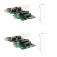 thumbnail image 1 of 2X 2-Port Gigabit PCIe Network Card 1000M Dual Ports PCI Ethernet Adapter with 82571EB LAN NIC Card for, 1 of 5