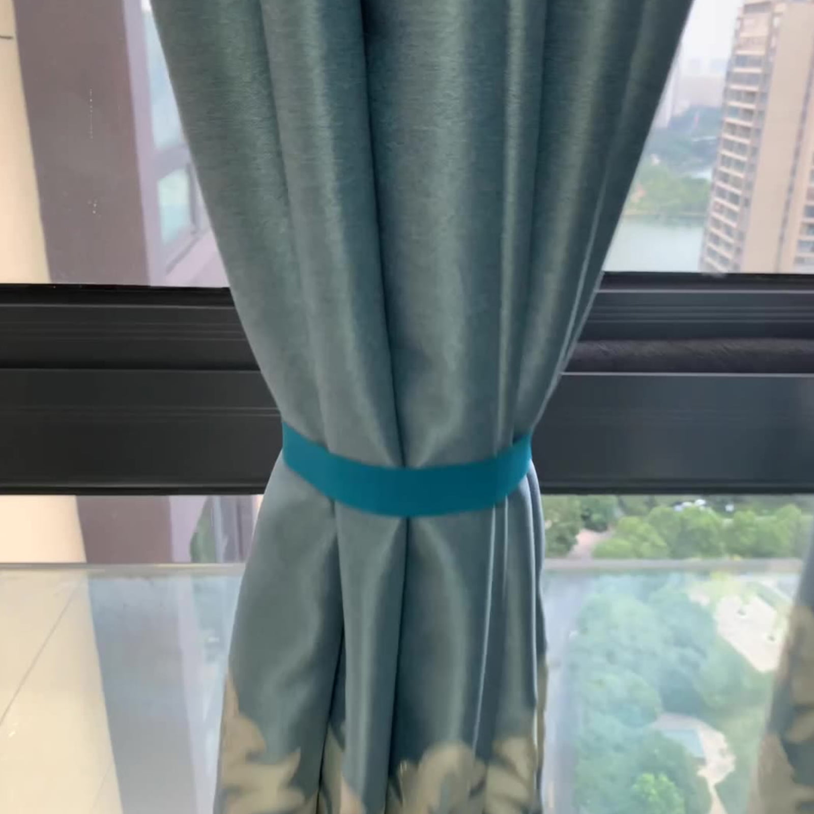 Details about   60cm Durable Tie Backs Twisted Plain Satin To Hold Back Curtain Tidy Rope Cord 