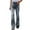Blue#3, variant on Utoimkio High Waisted Flare Wide Leg Jeans for Women Slim Fit Button Down Stretchy Denim Pants for Women with Pockets