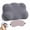 Dark gray, variant on Cloud Pillow Mellow Sleep Pillow, Dual Height Contour Cervical Pillow For Back & Stomach Sleepers With Ergonomic Support