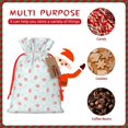 thumbnail image 7 of Fuzoiu Strawberry Print Christmas Gift Bag,Burlap Gift Bag with Drawstring Closure & Hang Tag,Perfect for Holidays, Birthdays, and Special Occasions-Small, 7 of 7