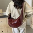 thumbnail image 2 of Sac Bandoulière en Cuir PU de Luxe pour Femmes Sac à Bandoulière Décontracté Sac Hobo Sacs à Raviolis Sacs Rouges Y2k Sac Messager pour Filles, 2 of 6