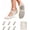 White, variant on YOTTOY Pilates Socks for Women(6 Pairs)–Breathable, Grip-Enhanced Non-Slip Yoga Socks, Durable & Perfect for Home Workouts
