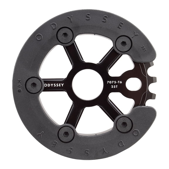 Odyssey BMX Utility Pro Guard Sprocket- Black Tooth Count: 25