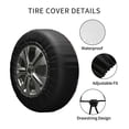 thumbnail image 4 of Kdxio Happy New Year for Tire Cover Wheel Protectors Tyre Covers Weatherproof Wheel Covers Universal Fit for Trailer Rv SUV Truck Camper Travel Trailers 14 inch, 4 of 8
