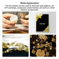 thumbnail image 5 of Uxcell Gold Leaf Foil Sheet, Peach Purple Leaf Papers, 5.5 x 5.5inch for Art Decoration, Sculptures, Painting, 5 of 5