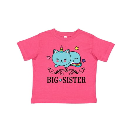 

Inktastic Big Sister Unicorn Gift Toddler Toddler Girl T-Shirt