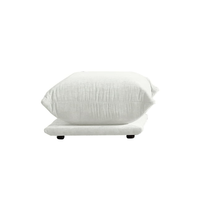 The Magic Home Canapé d'Angle Modulaire Convertible en Chenille Beige
