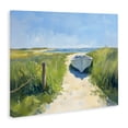 thumbnail image 2 of Stupell Industries Tropical Moored Boat on Path Canvas Art, 40 x 30, by Sisi and Seb, 2 of 8