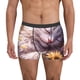 thumbnail image 1 of Fotbe Warm Sunflower Sleeping Cat Calzoncillos Tipo Boxer con Bolsa de Soporte Total para Hombre, X-Temp Fresco, Transpirable y de Secado Rápido-Large, 1 of 5