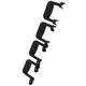 thumbnail image 5 of Juego De Peldaños Laterales, Peldaños Laterales Universales Antideslizantes Para Cama De Camión, Aleación De Aluminio Para SUV, Repuesto Para Dodge RAM 1500/2500/3500 1994-2018 Cergrey Negro, 5 of 8