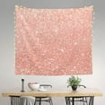 thumbnail image 3 of Daiia Rose Gold Glitter Pattern Tapestry 60x51 Inches Wall Hanging Tapestry Artistic Wall Hanging Bedroom Wall Decor Living Room Tapestry Dorm Room Decor, 3 of 9