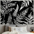 thumbnail image 2 of Creowell  Botanical Fabric Wall Hanging Tapestry Eucalyptus Vintage Simple Sage Green Black Nature Tree Leaves Plants Boho Minimalist Tropical Home Decor Art for Living Room 40x30inch, 2 of 6