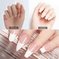 thumbnail image 4 of Fake Nails Art Tips Kit, Portable 100PCS French Clear Half Cover Fake False Nails with Box Nail Shear/Nail Brush/Horn Brush/Grinding Buffers/Sponge File/Dead Skin Fork for Women Manicure, 4 of 7