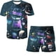 thumbnail image 1 of Moda niño niña cinco noches en Freddy conjuntos de ropa bebé niños niñas juego terrorista camisetas pantalones cortos 2 uds traje Outfits4T Gao Jinjia LED, 1 of 2