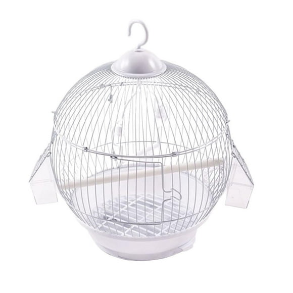 Tachiuwa Cage à Oiseaux Fournitures pour Animaux Maison pour Animaux Support pour Perroquet Cage pour Ara Cacatoès Canari Blanc