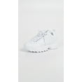 thumbnail image 3 of Fila Femmes Disruptor II Premium Blanc Blanc Taille 10,5, 3 of 6