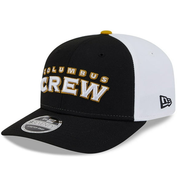 Men's New Era  Black/White Columbus Crew 2025 Third 9SEVENTY Stretch-Snap Hat