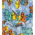 thumbnail image 2 of Boy's Pokemon, Pikachu and Characters Plush Soft Fleece Blue Bathrobe, Robe, Size 8, 2 of 2